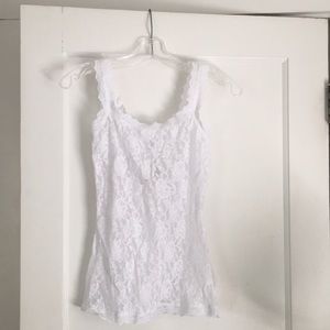 Hanky Panky White lace tank